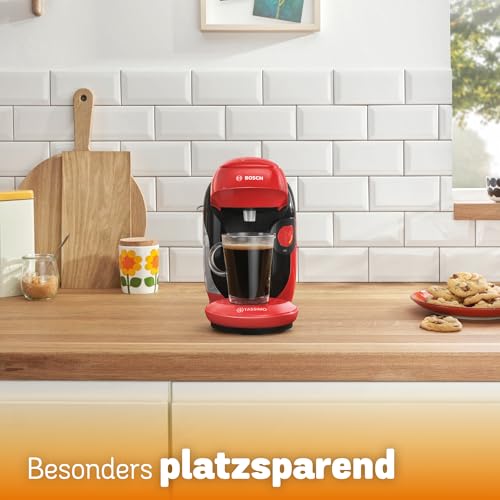 Elite Tassimo Style TAS1103 – Kapselmaschine, über 70 Getränke, INTELLIBREW™, 1400W, Rot