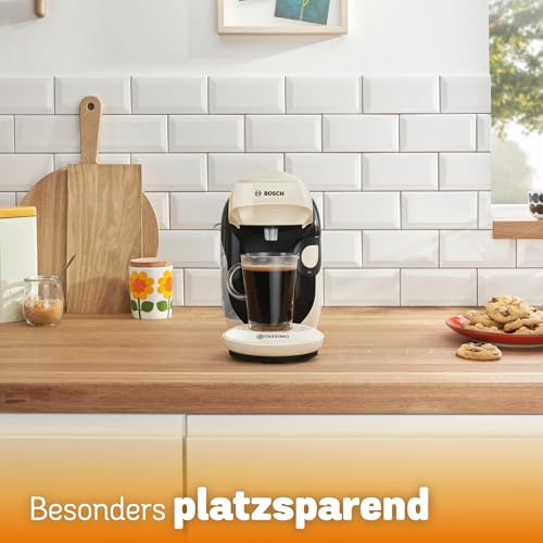 Elite Tassimo Style TAS1107 – Kapselmaschine, über 70 Getränke, INTELLIBREW™, 1400W, Creme