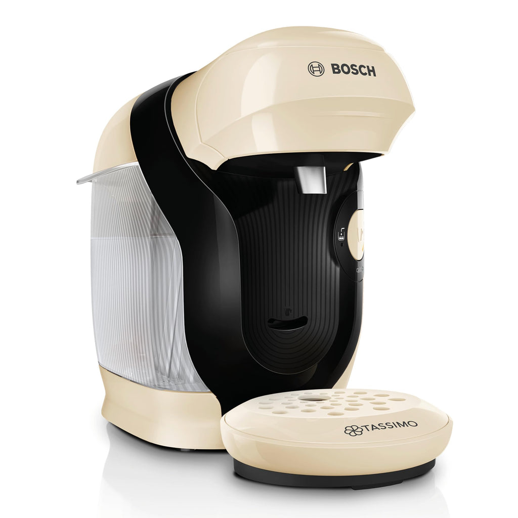 Elite Tassimo Style TAS1107 – Kapselmaschine, über 70 Getränke, INTELLIBREW™, 1400W, Creme