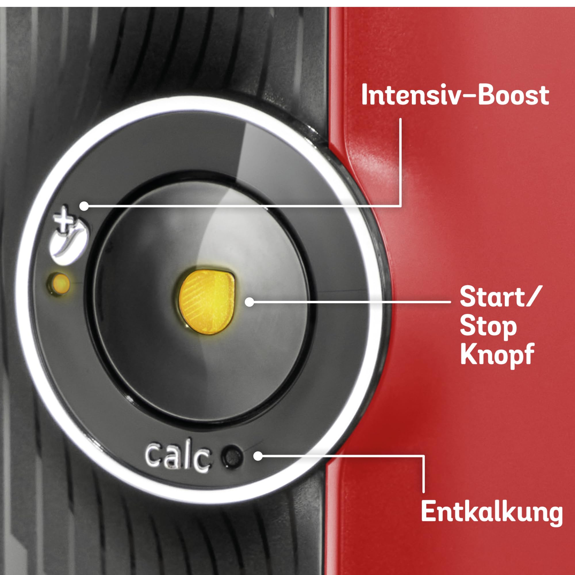 Elite Tassimo Finesse TAS163E – Kapselmaschine mit IntensityBoost, über 70 Getränke, 1400W, Rot/Schwarz