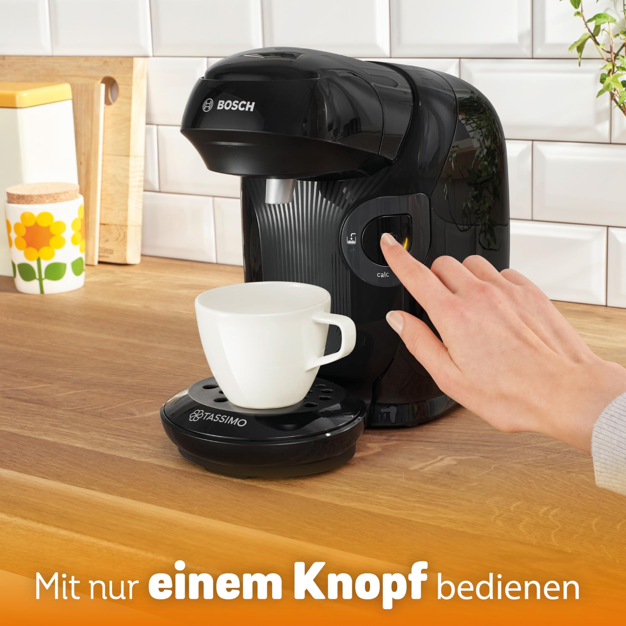 Elite Tassimo Style TAS1102 – Kapselmaschine, über 70 Getränke, INTELLIBREW™, 1400W, Schwarz