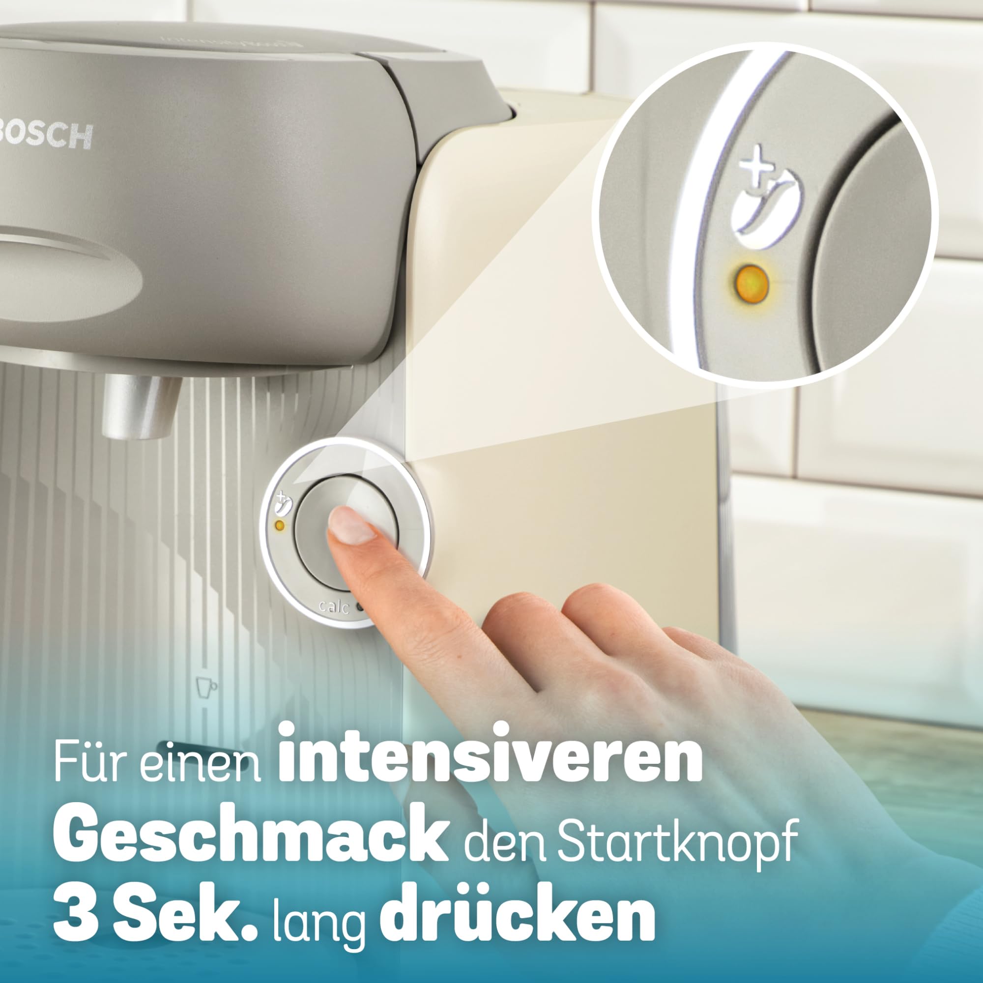 Elite Tassimo Finesse TAS167P – Kapselmaschine mit IntensityBoost, über 70 Getränke, 1400W, Creme