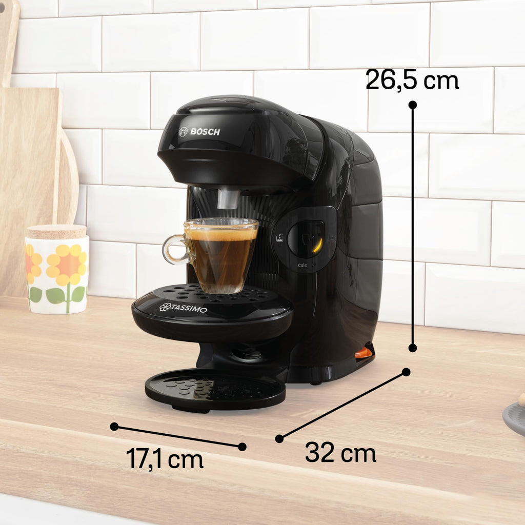 Elite Tassimo Style TAS1102 – Kapselmaschine, über 70 Getränke, INTELLIBREW™, 1400W, Schwarz