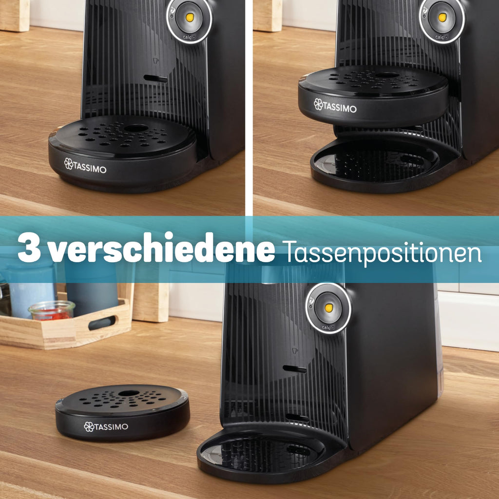 Elite Tassimo Finesse TAS162E – Kapselmaschine mit IntensityBoost, über 70 Getränke, 1400W, Schwarz