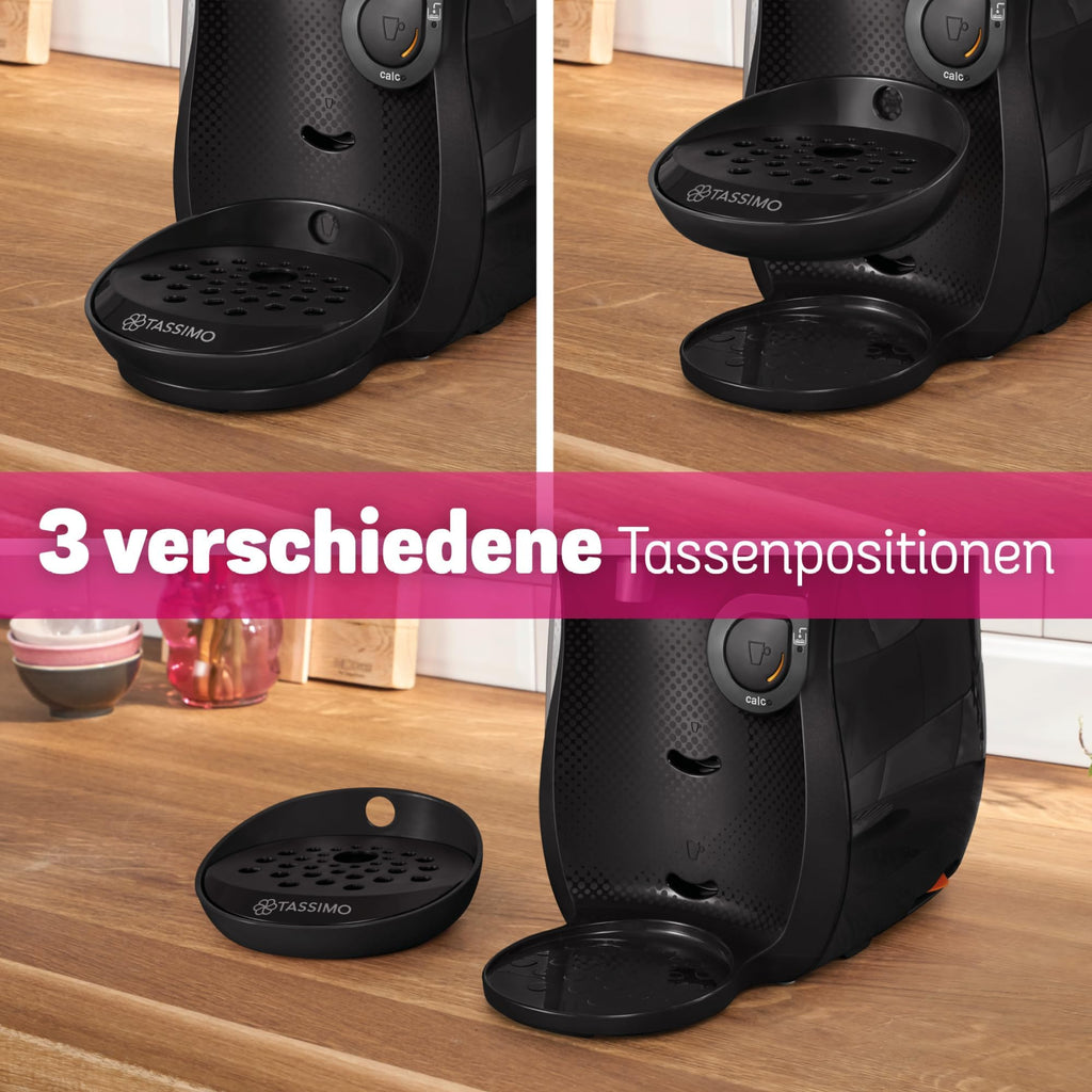 Elite Tassimo Happy TAS1002 – Kapselmaschine, über 70 Getränke, INTELLIBREW™, 1400W, Schwarz